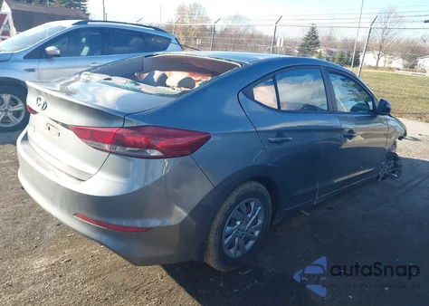 2018 Hyundai Elantra Se из США, поврежденный, VIN KMHD74LF4JU607187